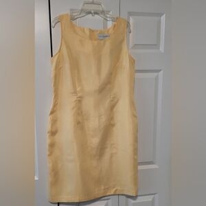 SAG Harbor Yellow Sleeveless Dress Size 14